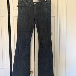 Silvertab women’s Levi’s heart flare jeans dark wash